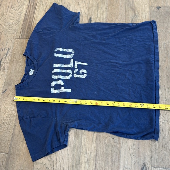 Vintage POLO Ralph Lauren Men's Size XL Blue Tee-Shirt 100% Cotton - Picture 5 of 8